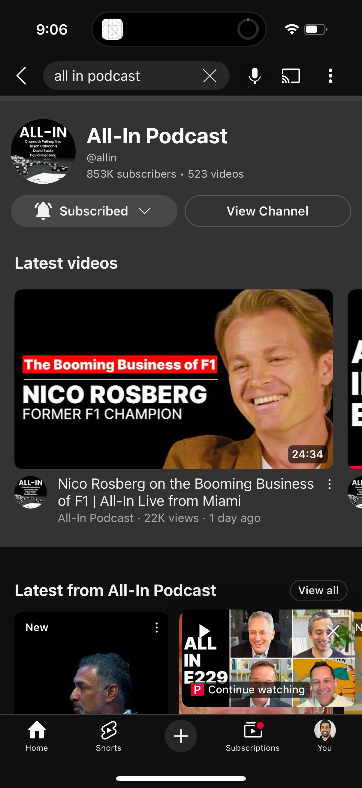 youtube app screenshot 7